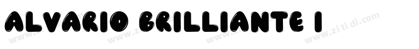 alvario brilliante i字体转换